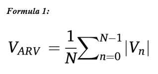 EMG amplitude: Average rectified value (ARV) or mean absolute value (MAV) image
