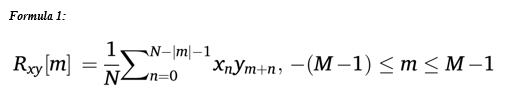 Cross-correlation image