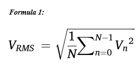 EMG amplitude: Root mean square value (RMS) image